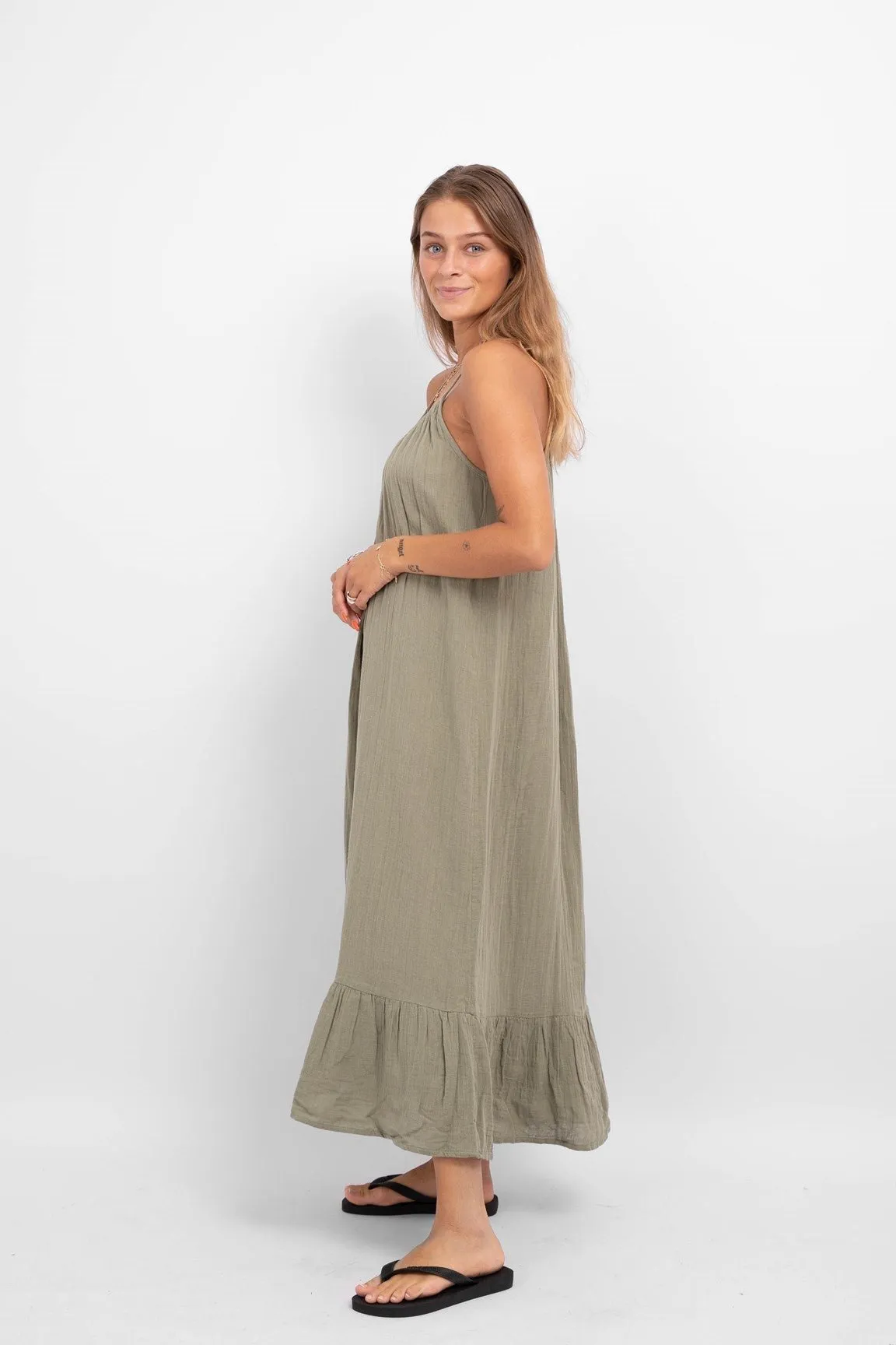 Lelou Slip dress - Sea Spray