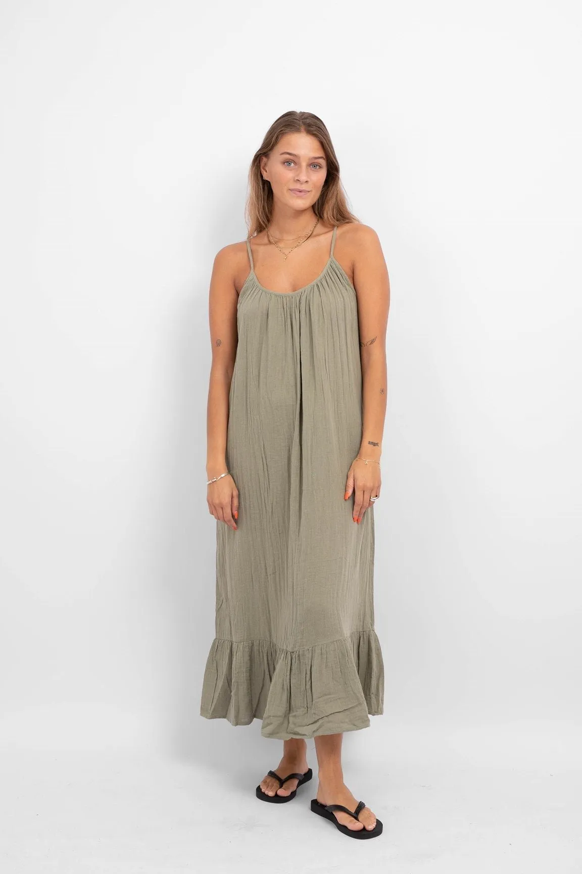 Lelou Slip dress - Sea Spray