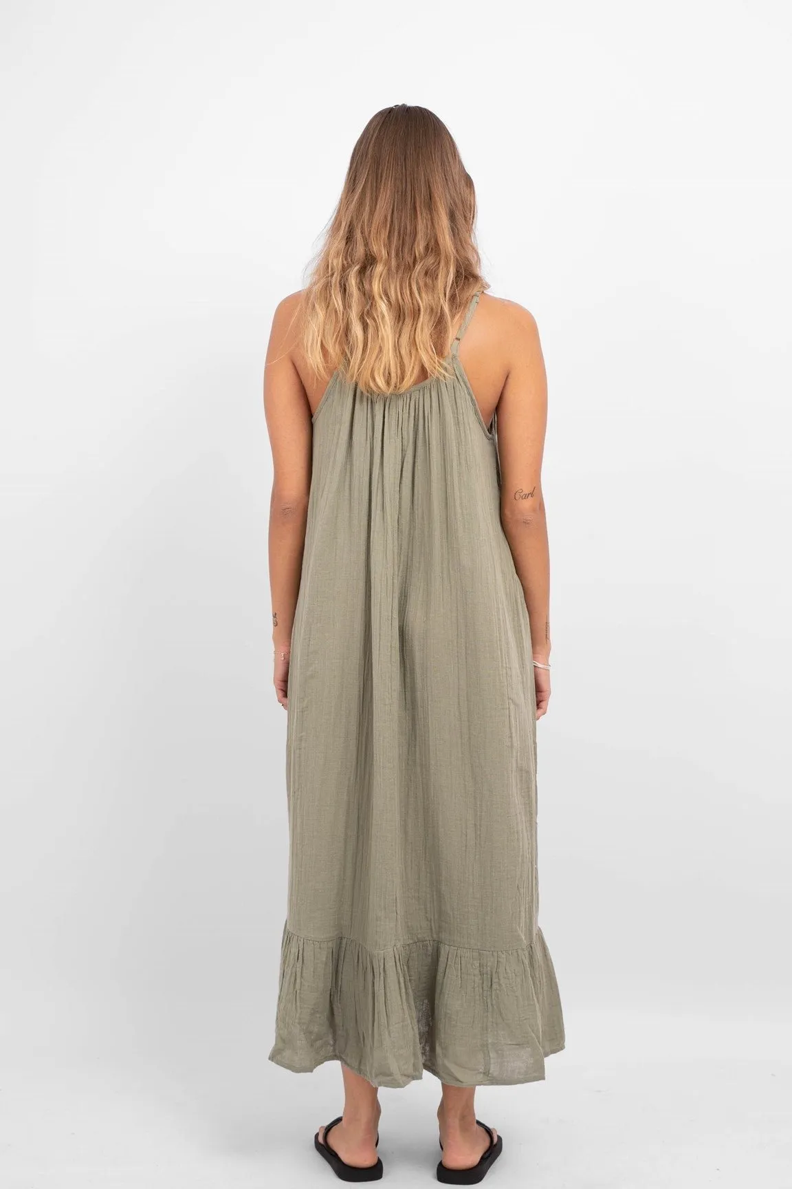 Lelou Slip dress - Sea Spray