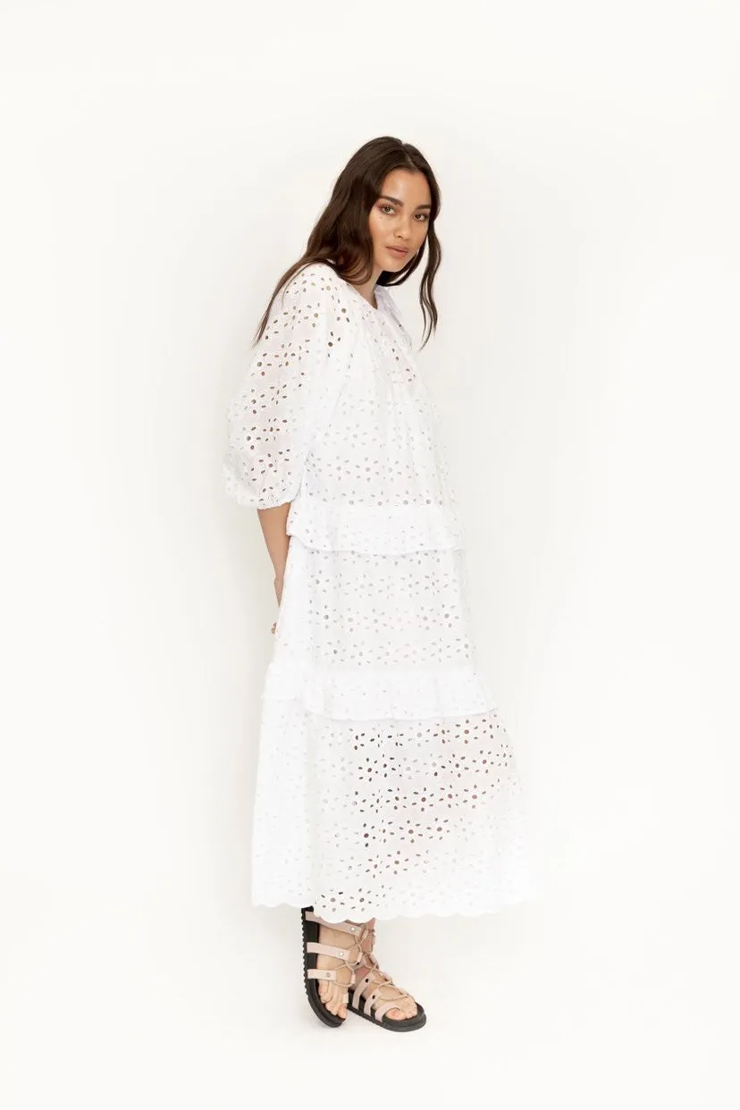 LOLA MAXI - BRODERIE ANGLAISE