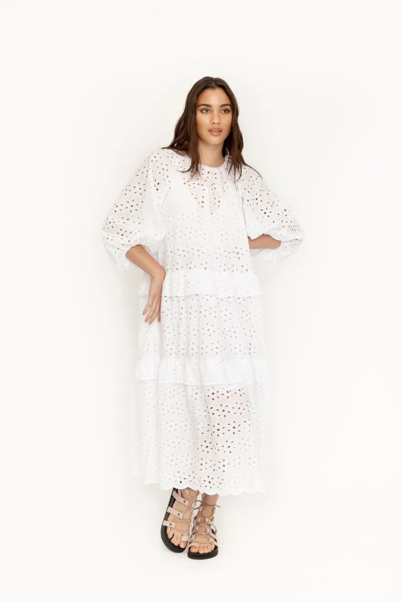 LOLA MAXI - BRODERIE ANGLAISE