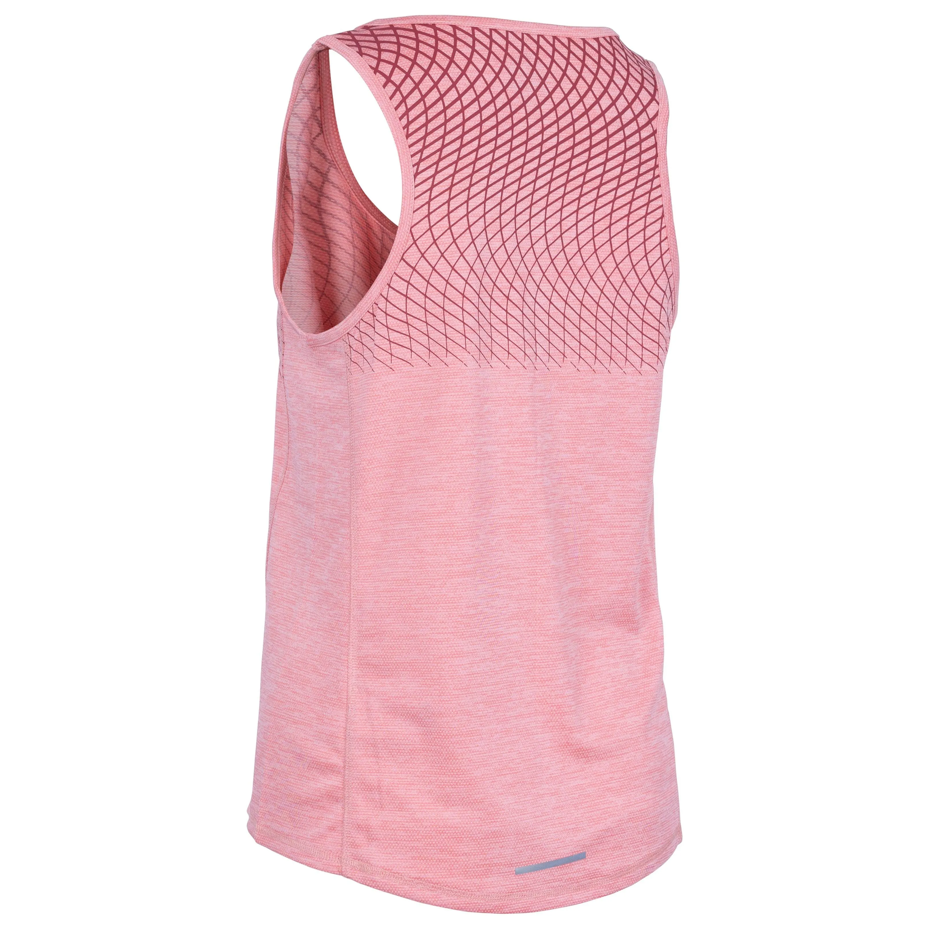 Lopu Womens Active Tank Top in Pink Shell