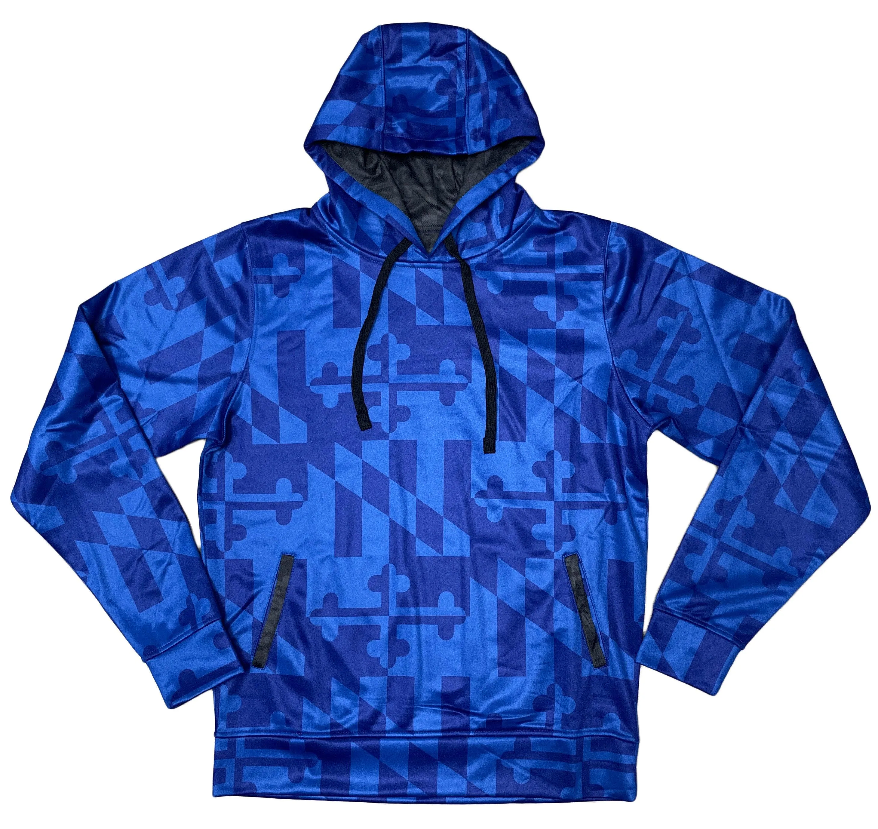 Maryland Flag (Blue Monochrome) / Hoodie