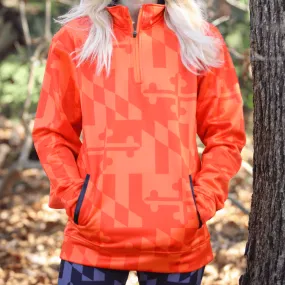 Maryland Flag (Orange Monochrome) / Pullover