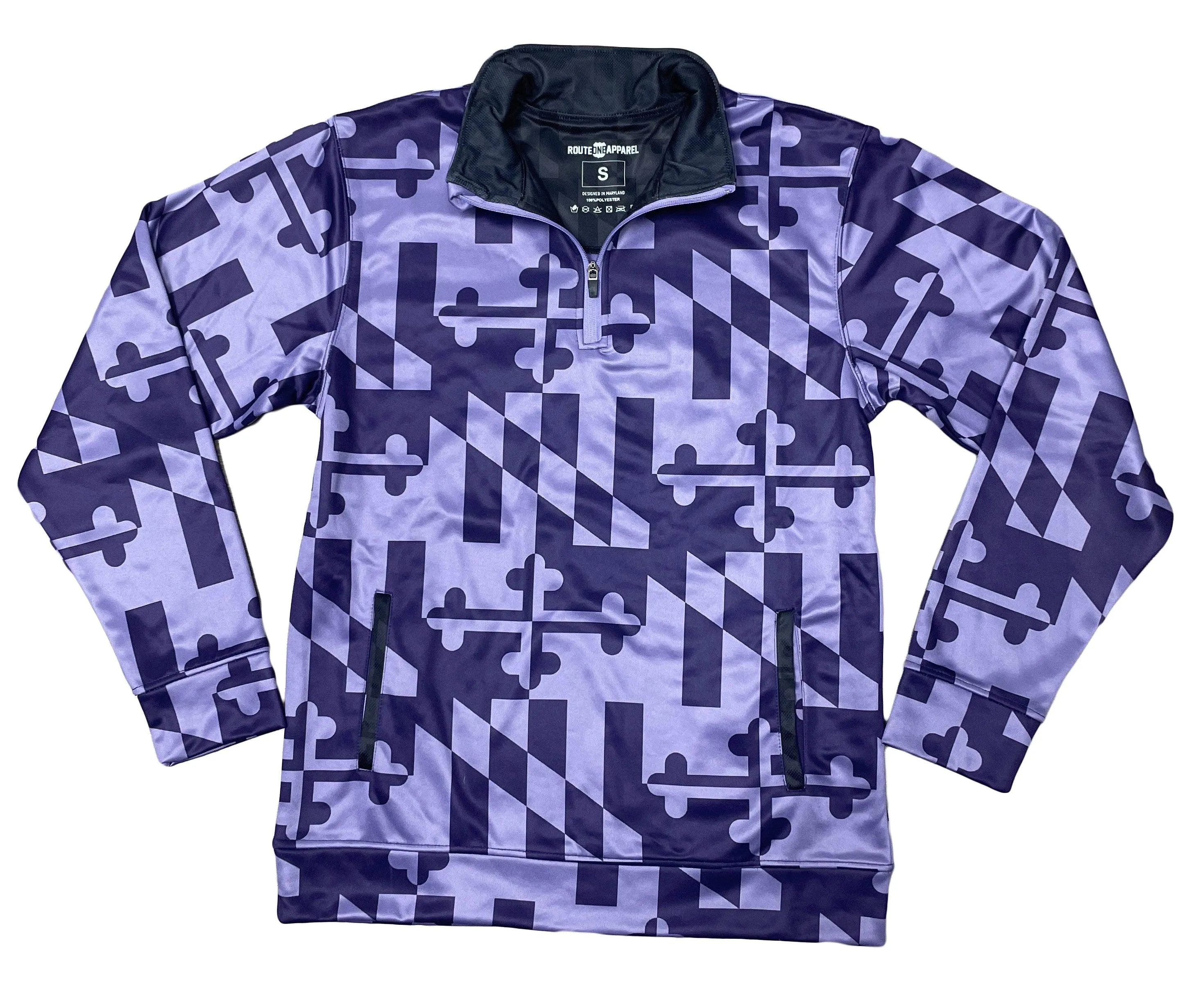 Maryland Flag (Purple Monochrome) / Pullover