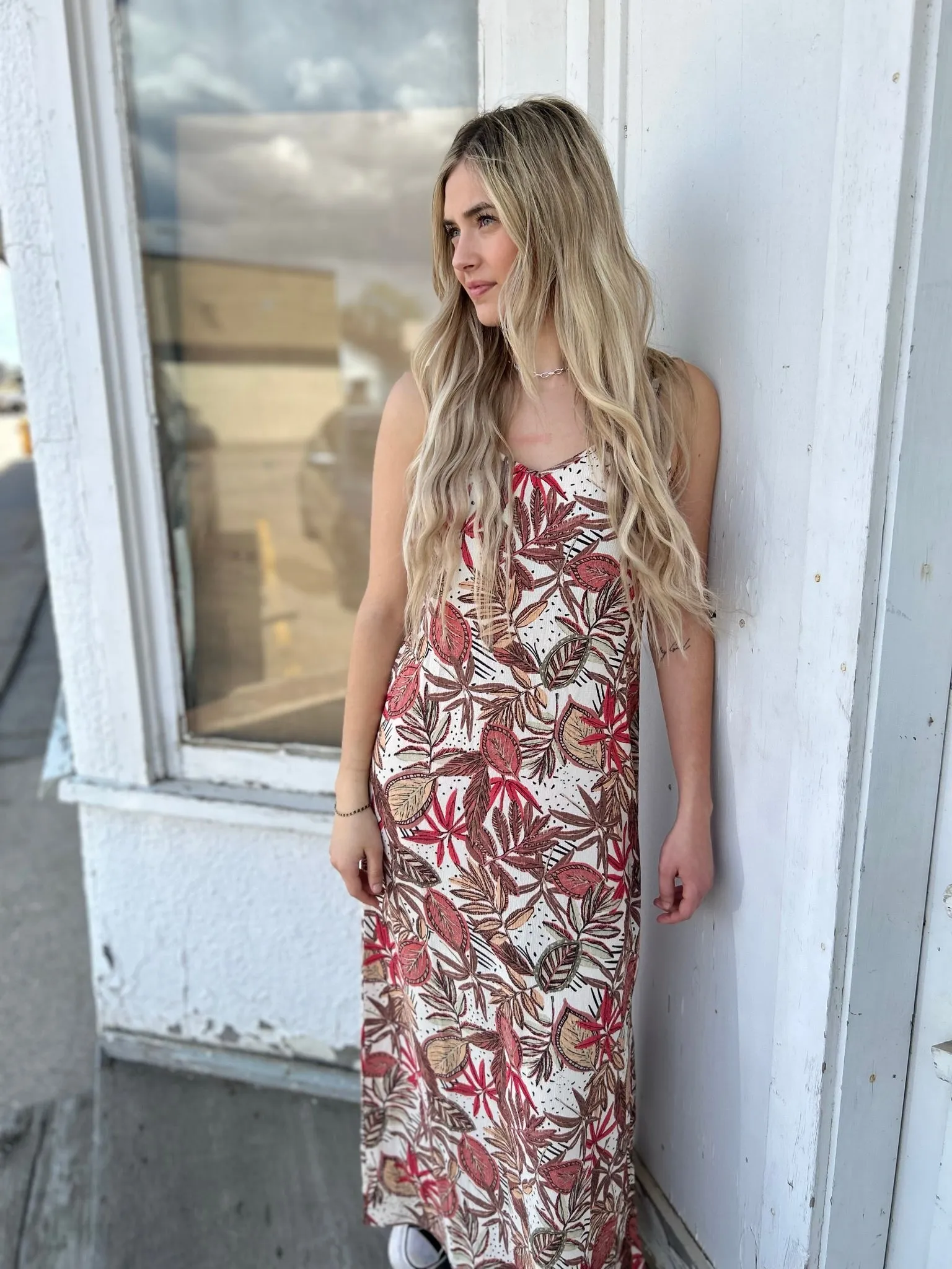 MAXI DRESS WITH PRINT