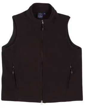 Mens Bonded Fleece Diamond Vest