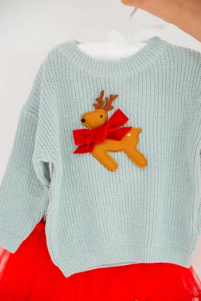 MINI KIDS REINDEER DREAMS SWEATER