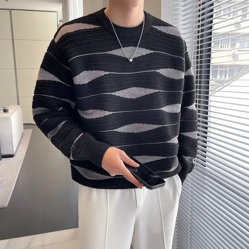 Monochrome Mirage Knit Sweater