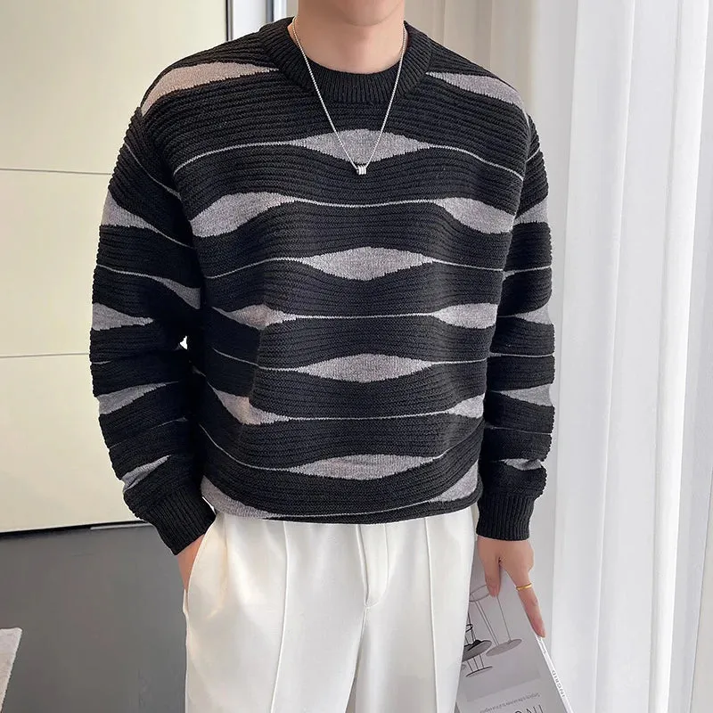 Monochrome Mirage Knit Sweater