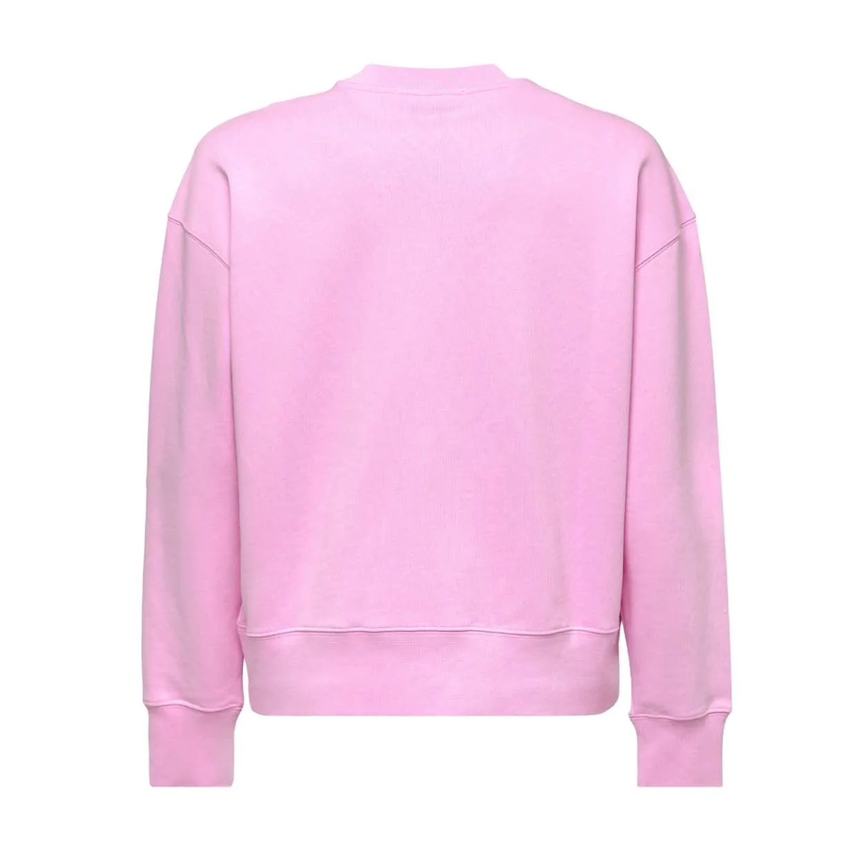 MSGM Pink Contrast Logo Sweatshirt