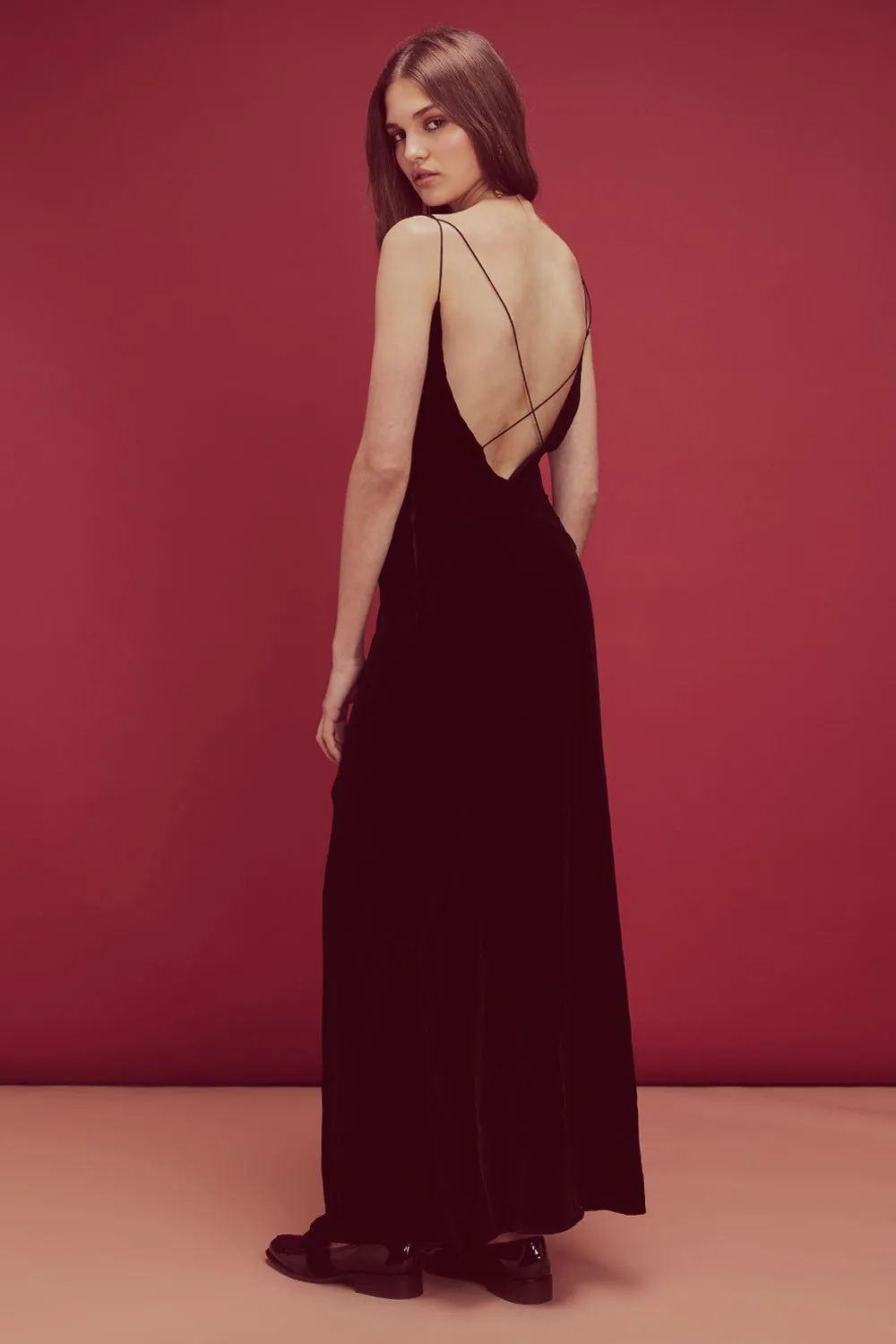 Nadine Velvet Maxi Dress