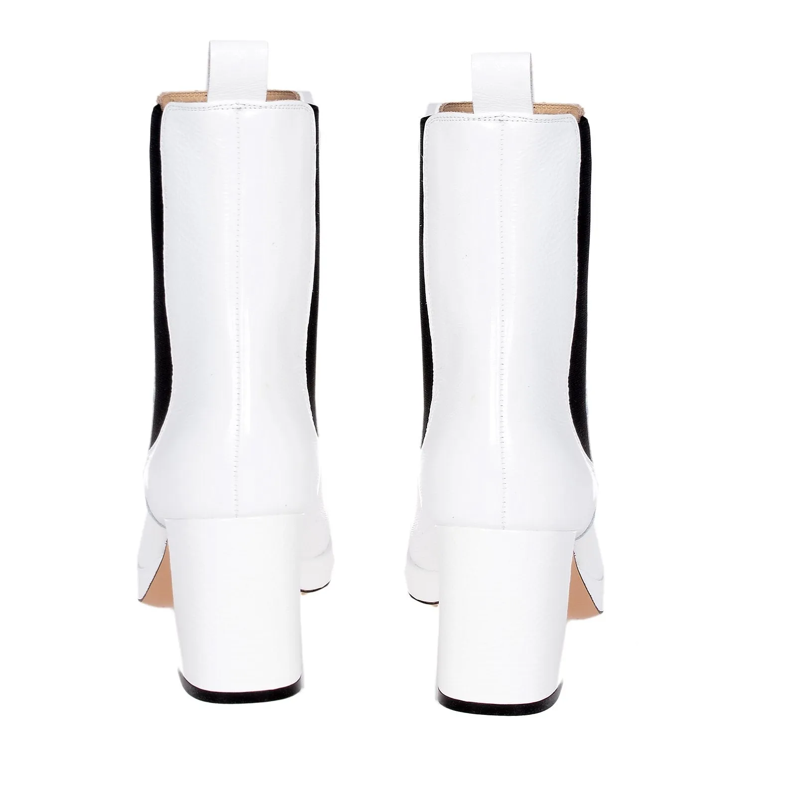 Nebo White Naplak Boots