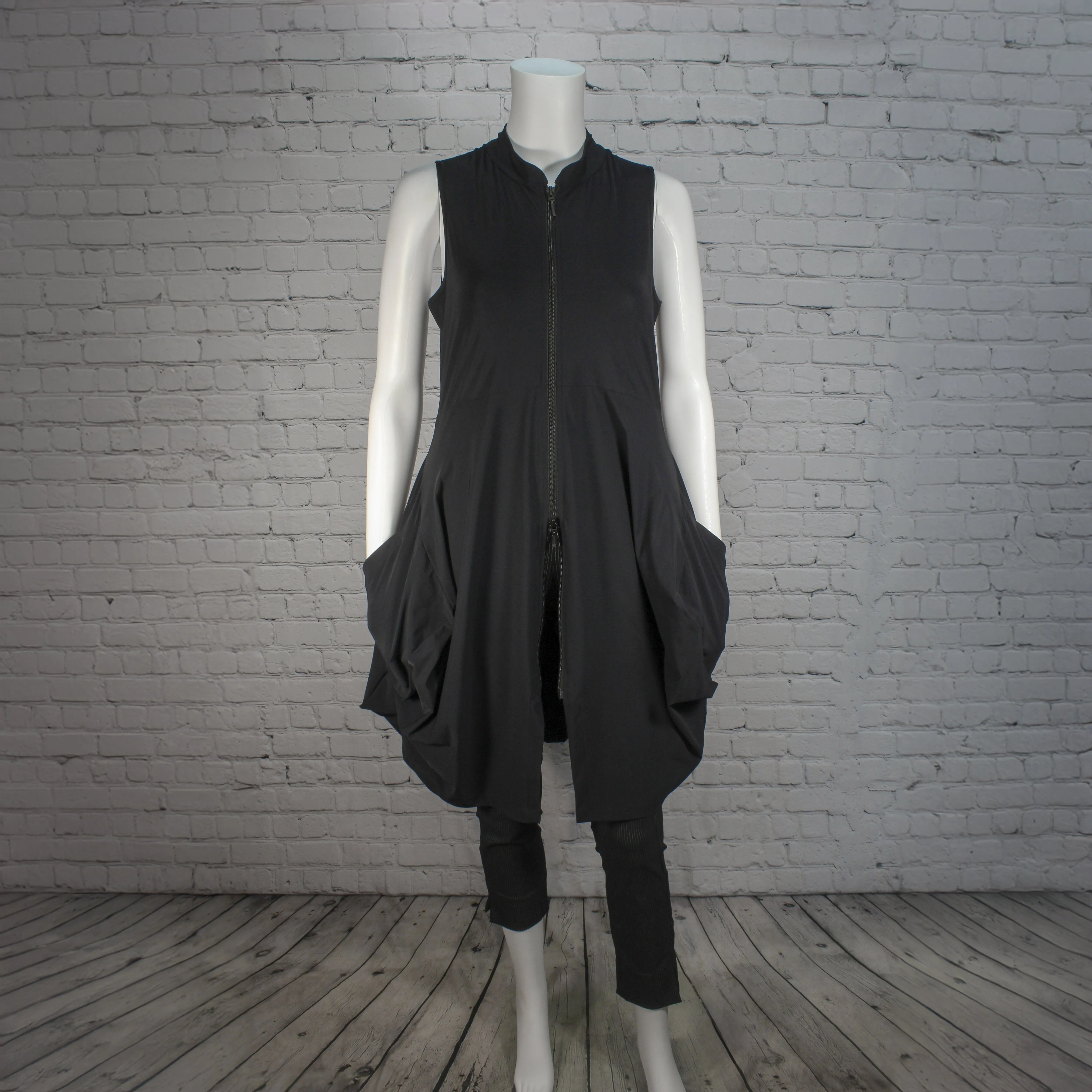 NEW! Tristan Vest in Black by Porto