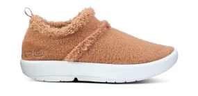 'OOFOS' Women's OOcoozie Low Shoe - White / Chestnut