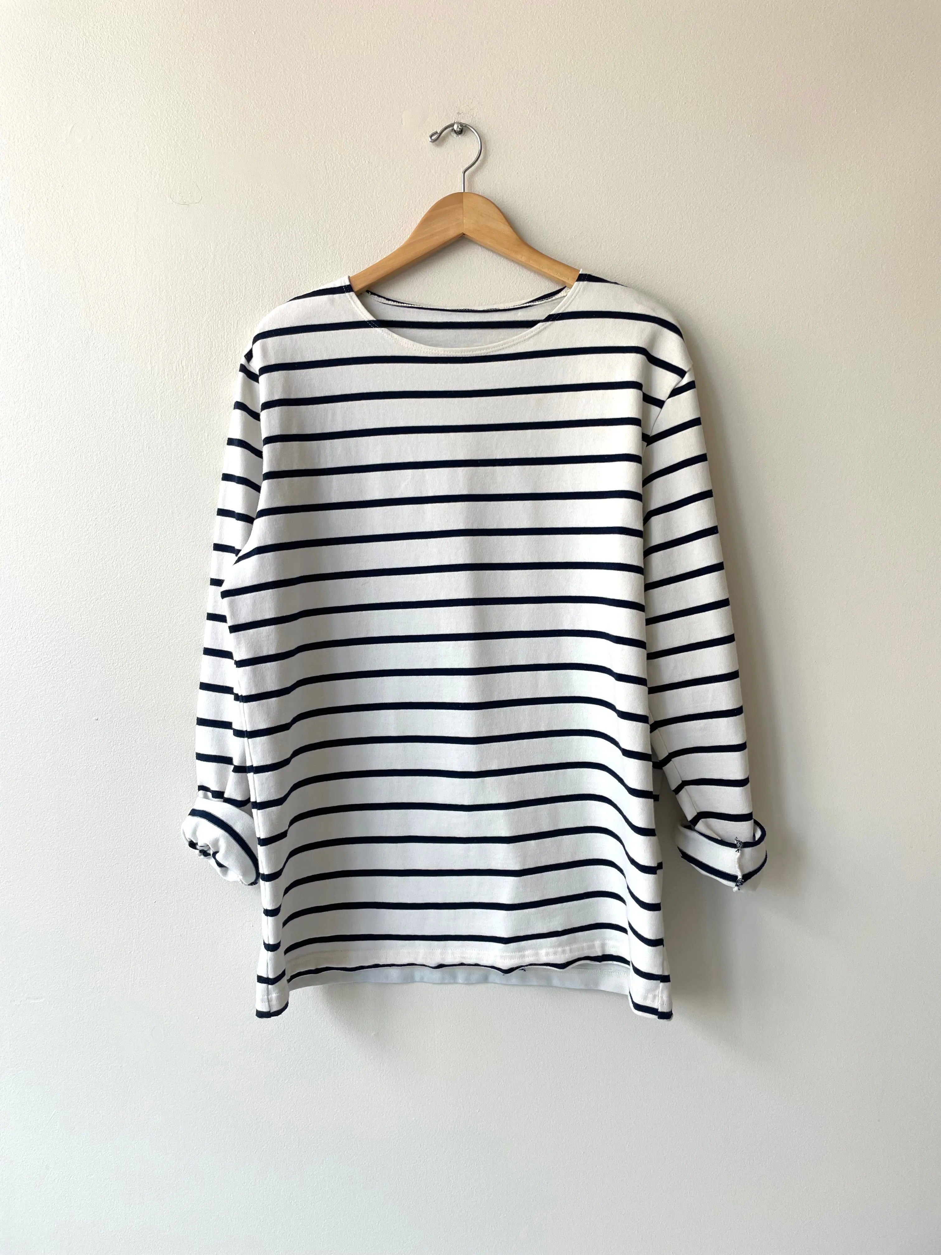 Oversized Breton Shirt