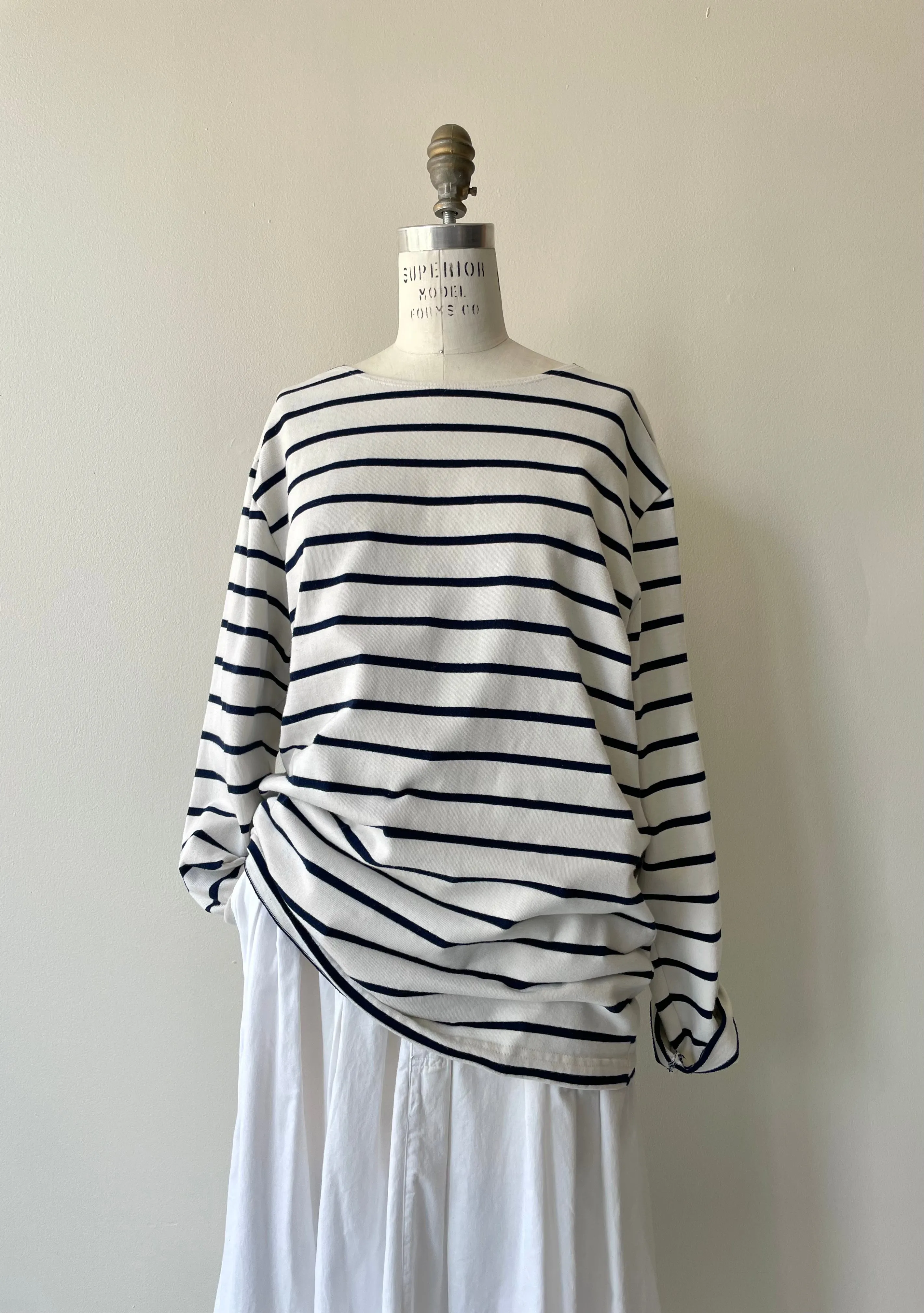 Oversized Breton Shirt