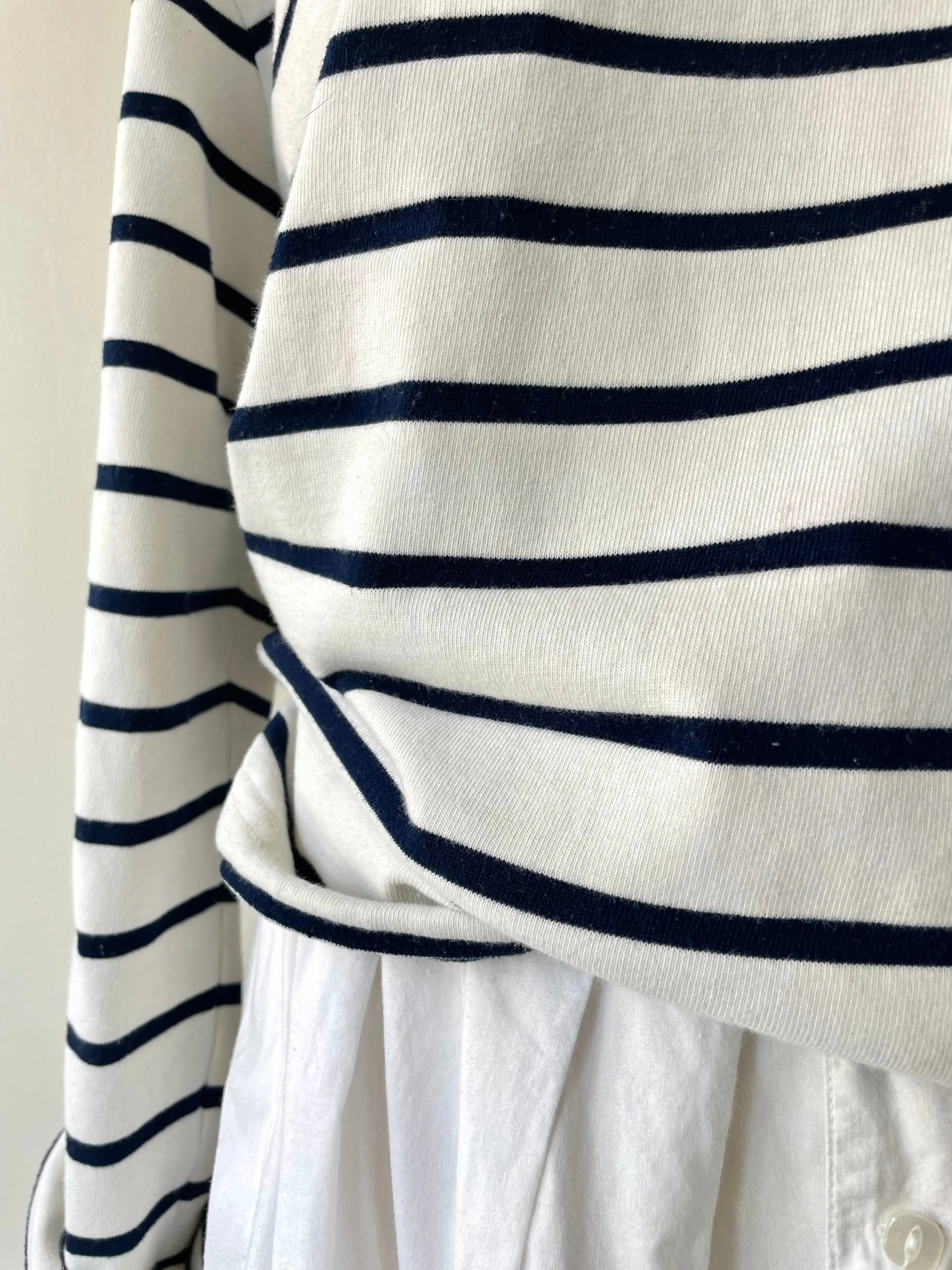 Oversized Breton Shirt