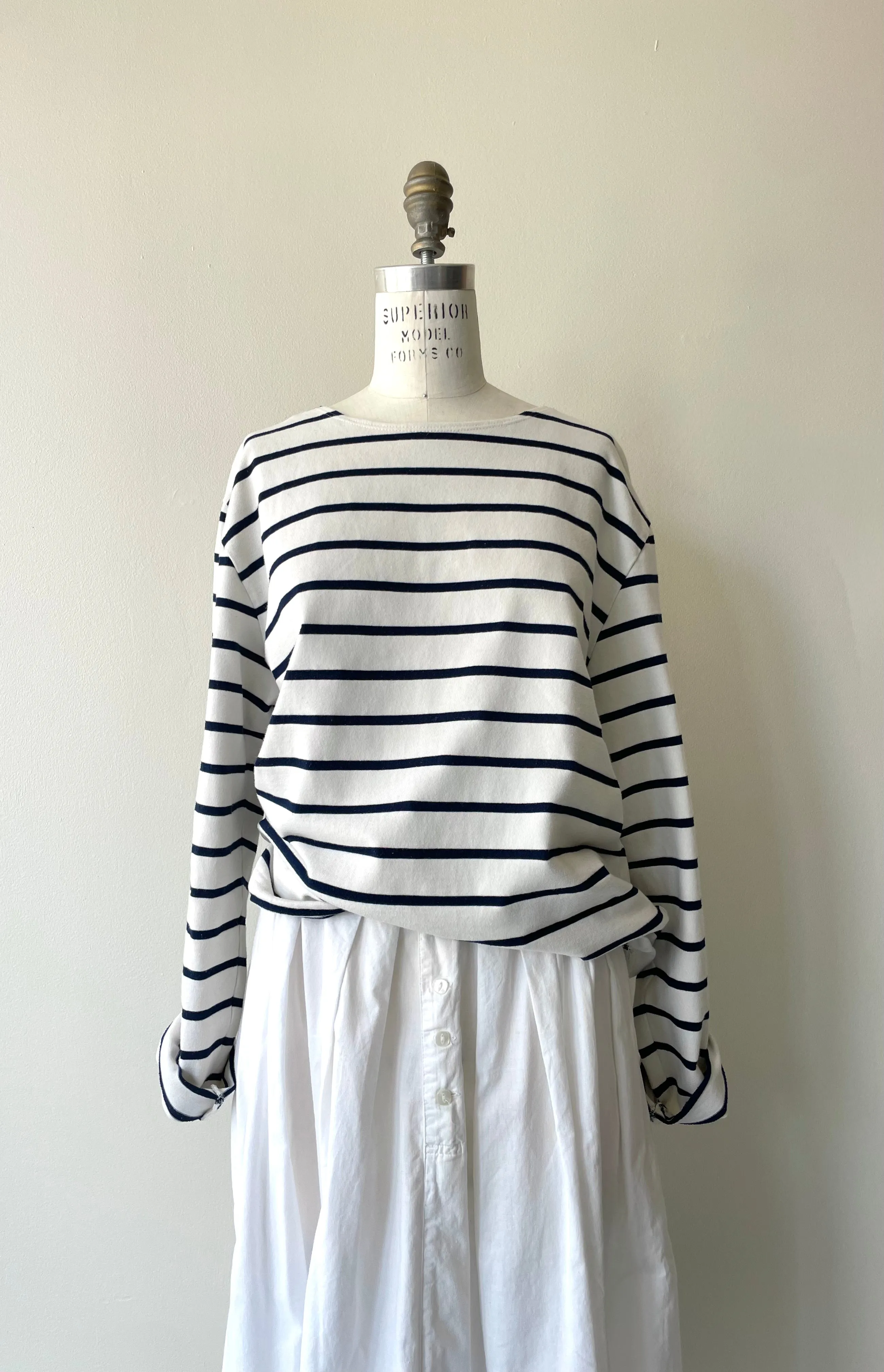 Oversized Breton Shirt