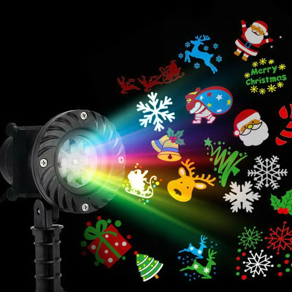 Pattern LED Laser Landscape Projector Light Lamp Christmas Party