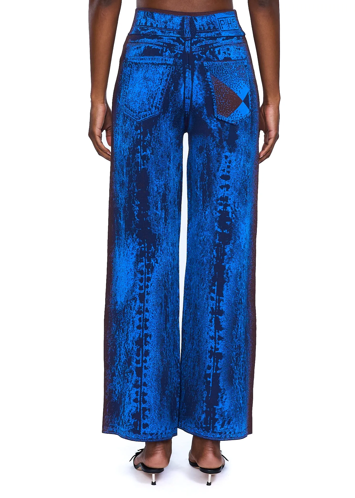 PH5 Zahra Wide Leg Pants in Electric Blue