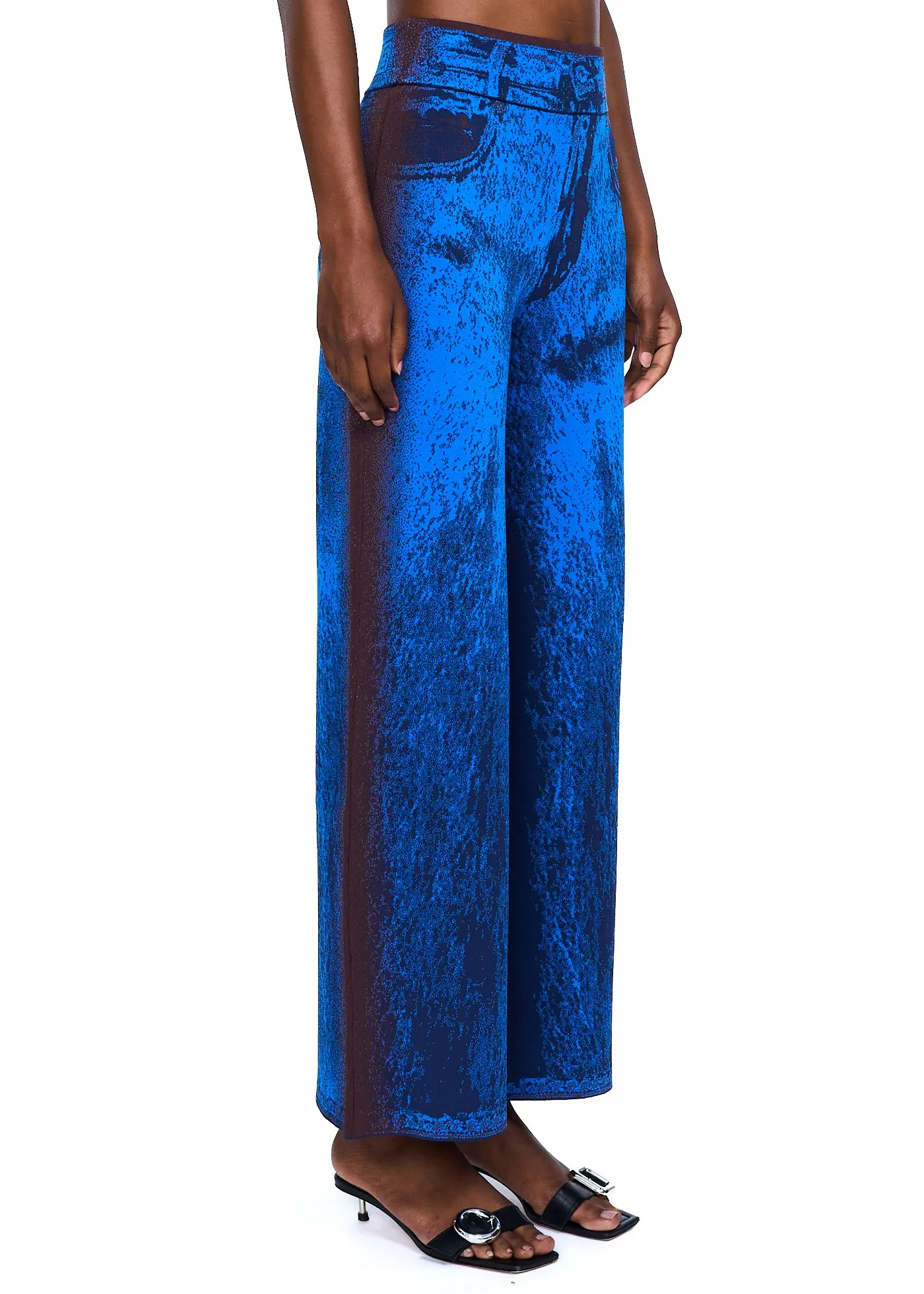 PH5 Zahra Wide Leg Pants in Electric Blue