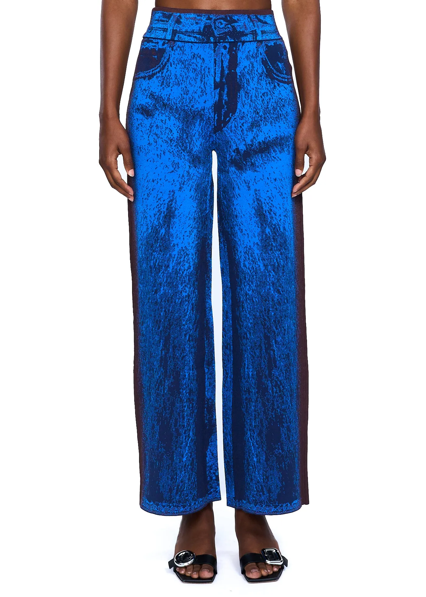 PH5 Zahra Wide Leg Pants in Electric Blue