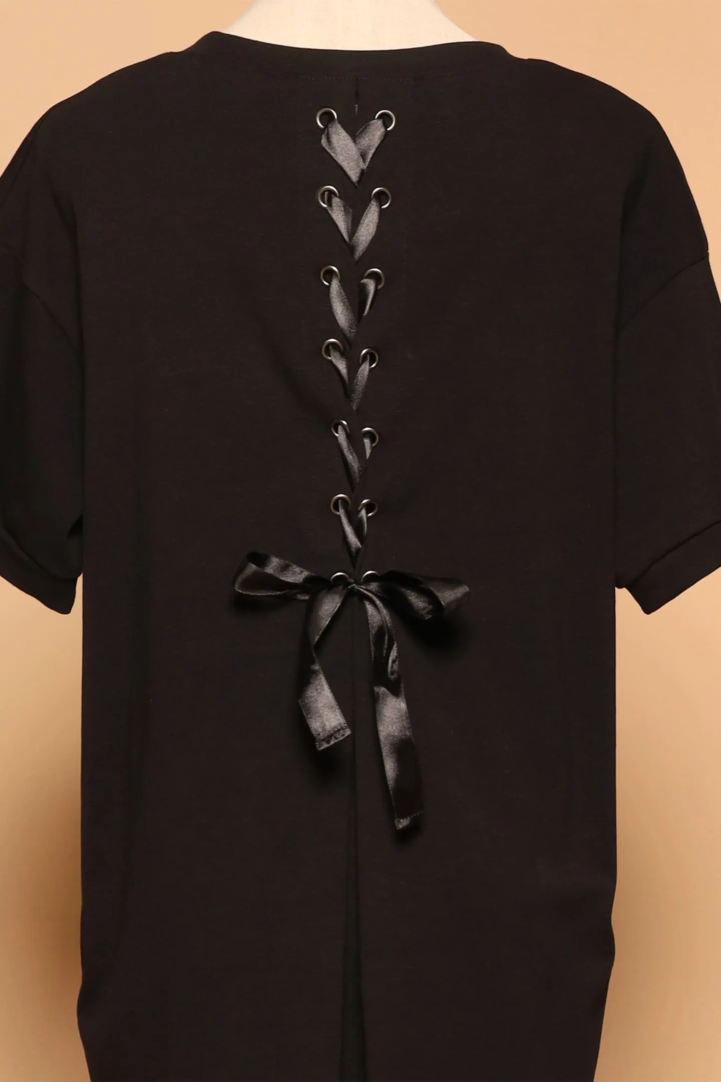 PO - Caro Tee Dress in Black