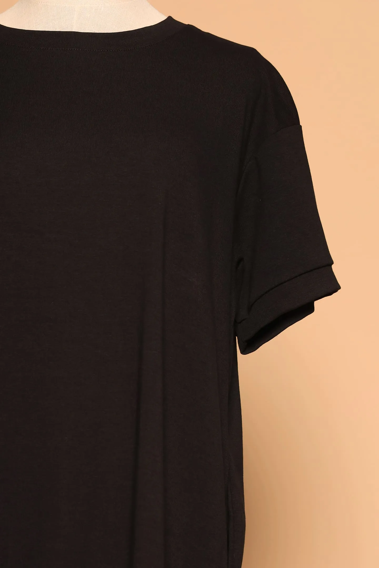 PO - Caro Tee Dress in Black