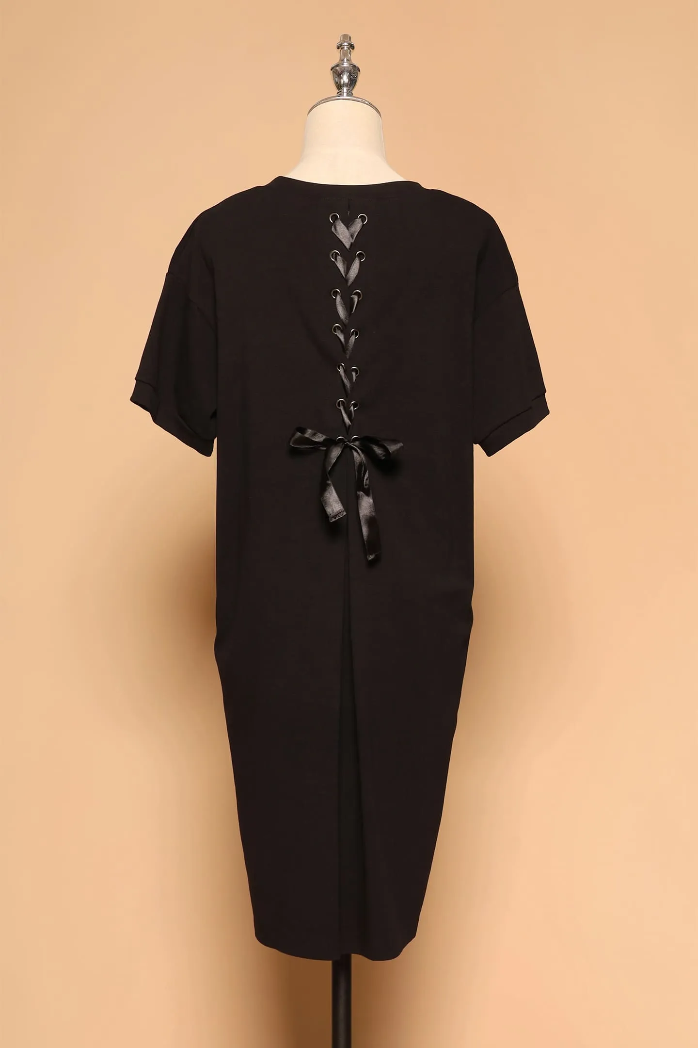 PO - Caro Tee Dress in Black