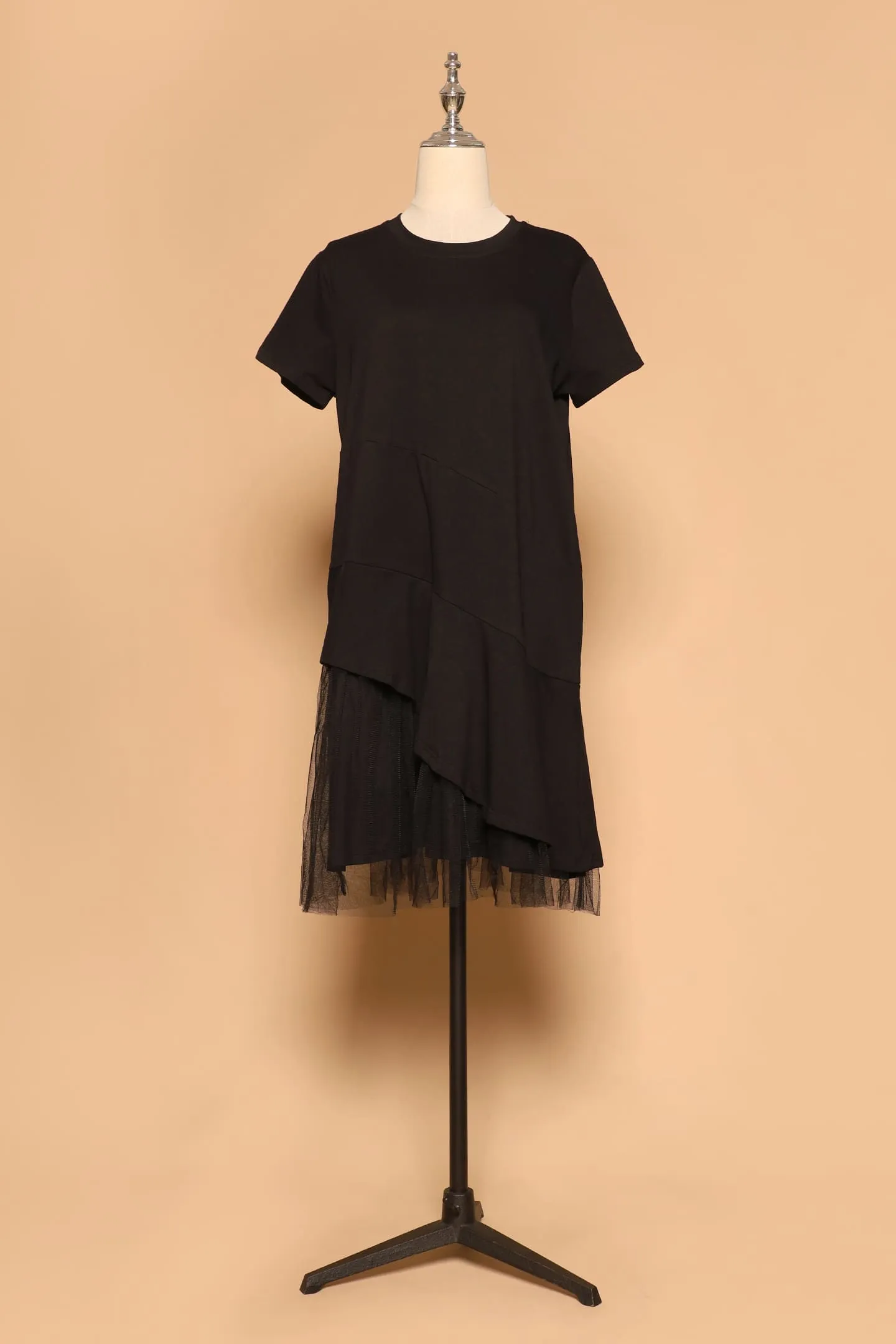 PO - Effie Netted Dress in Black