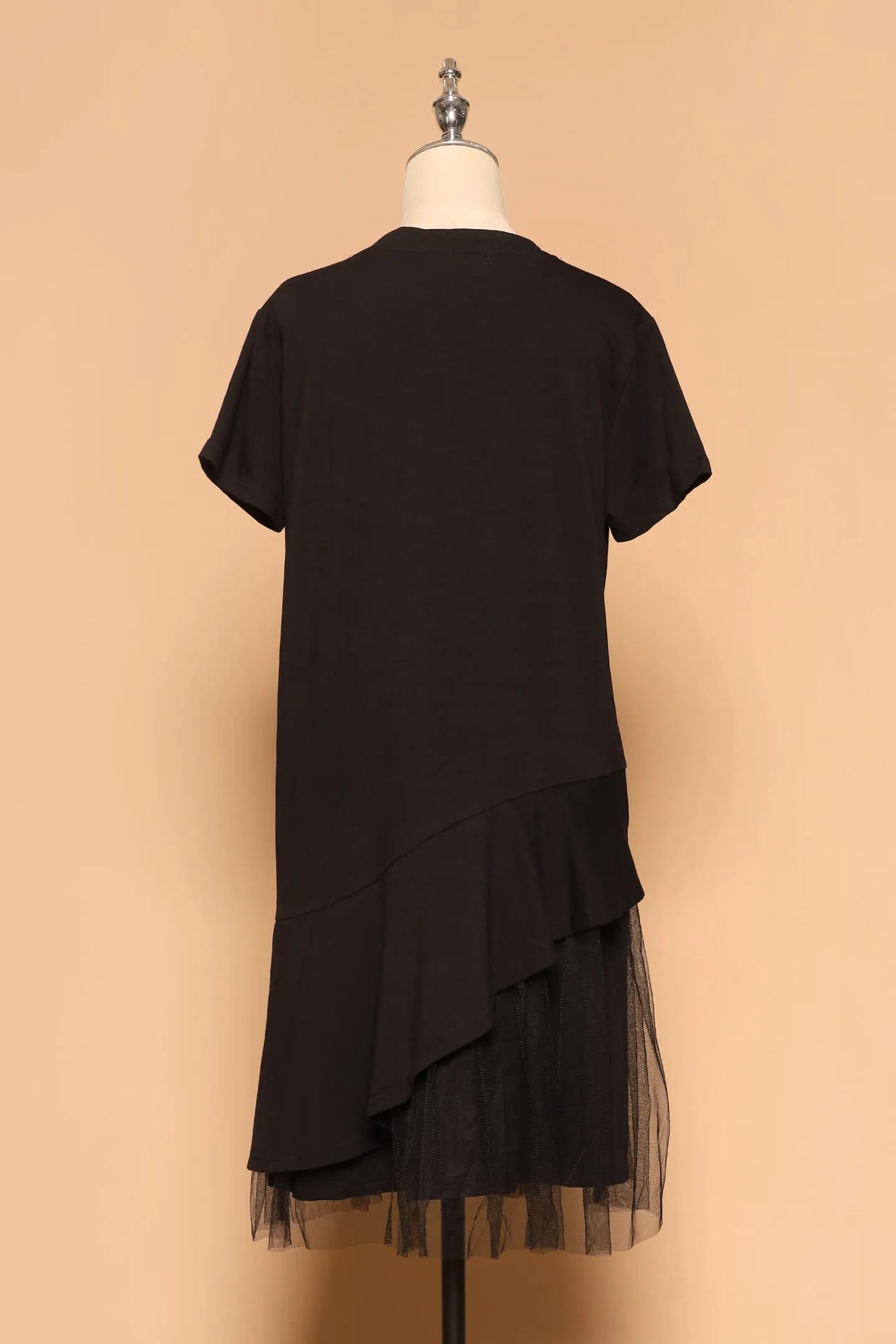 PO - Effie Netted Dress in Black