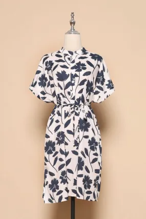 PO - Penn Dress in Monochrome Floral