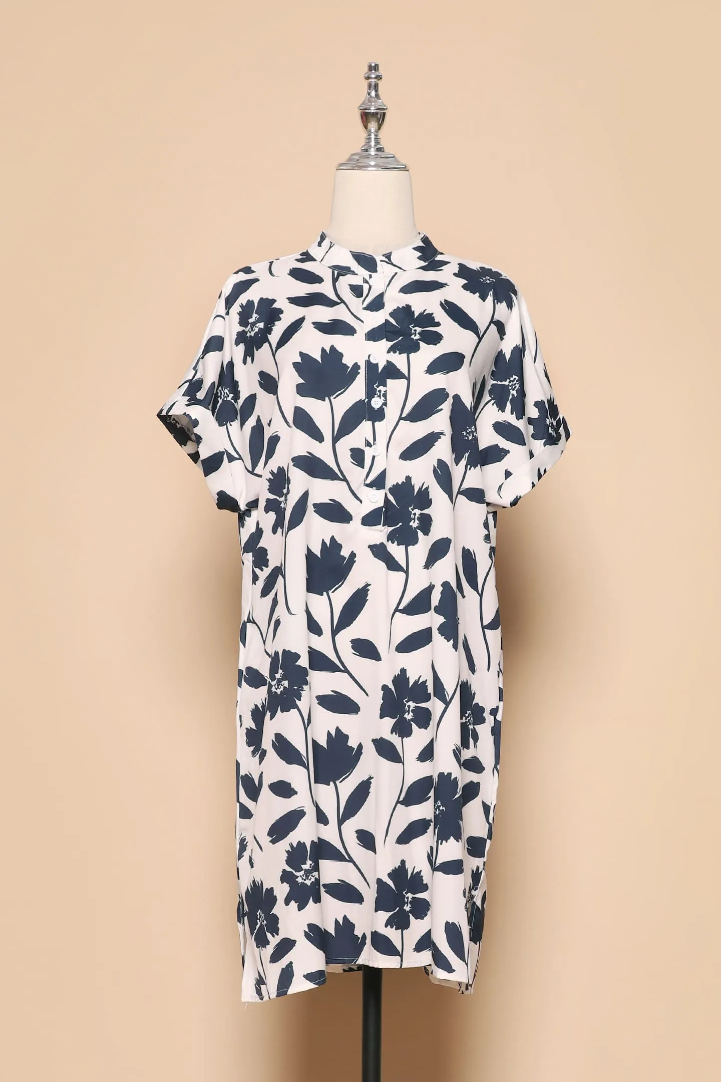 PO - Penn Dress in Monochrome Floral