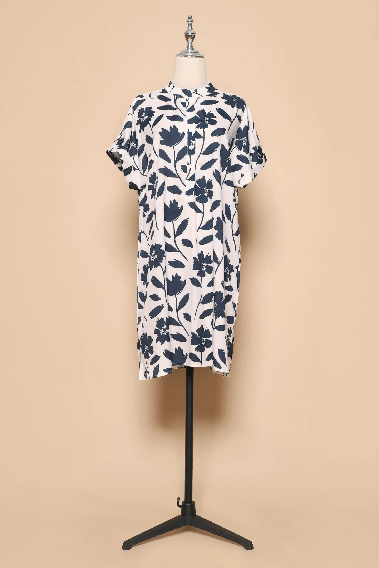 PO - Penn Dress in Monochrome Floral