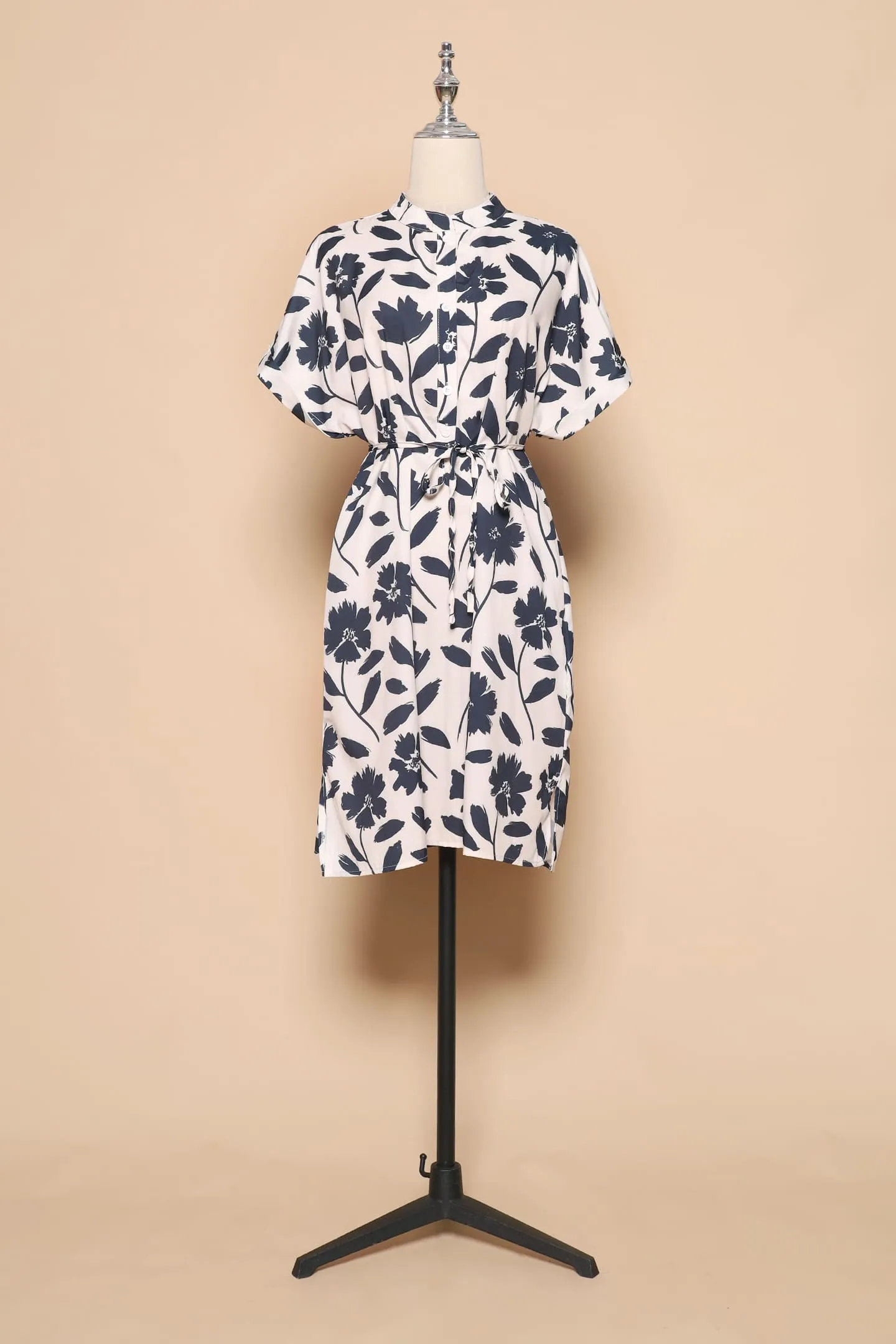 PO - Penn Dress in Monochrome Floral