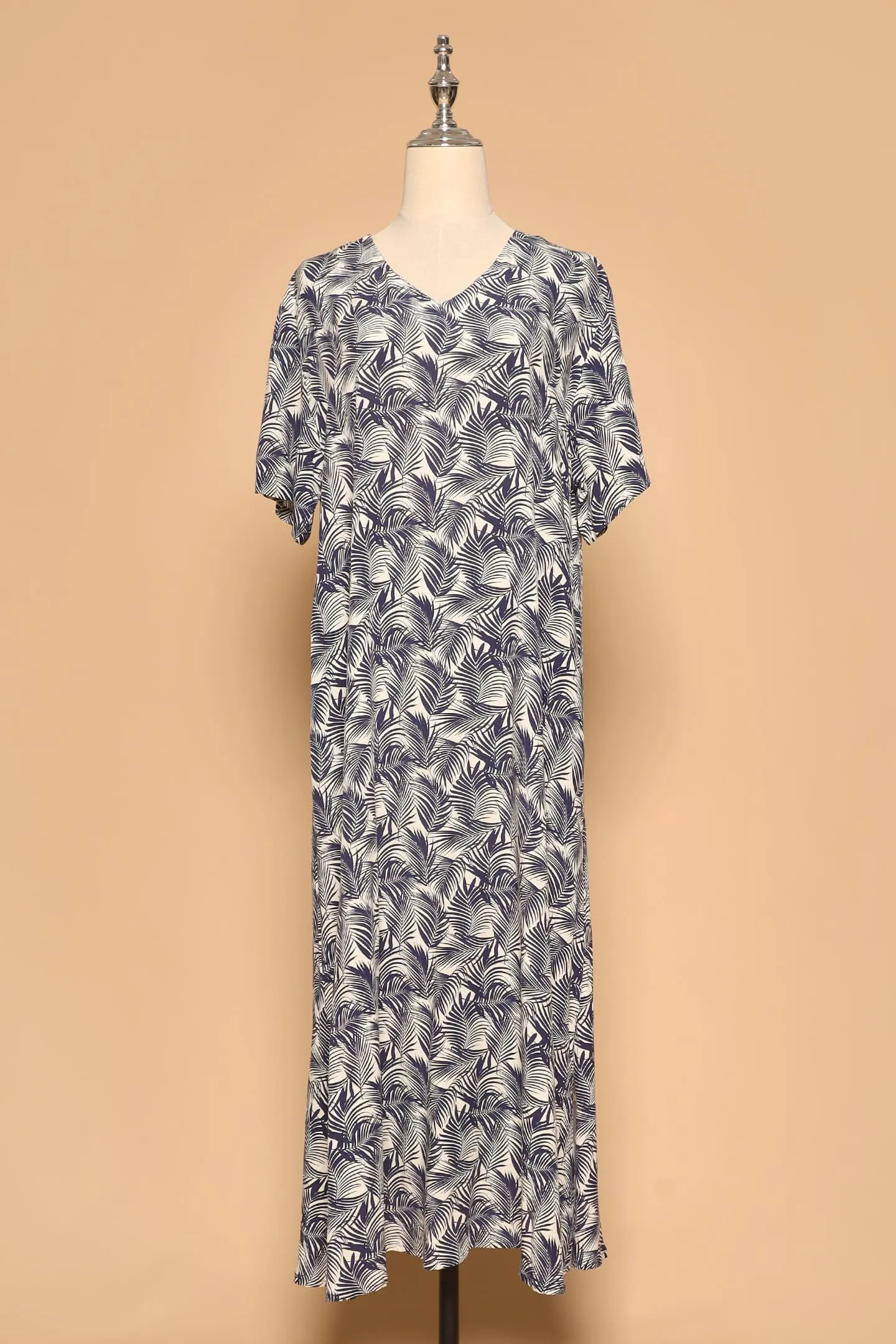 PO - Shiso Dress in Navy Foliage