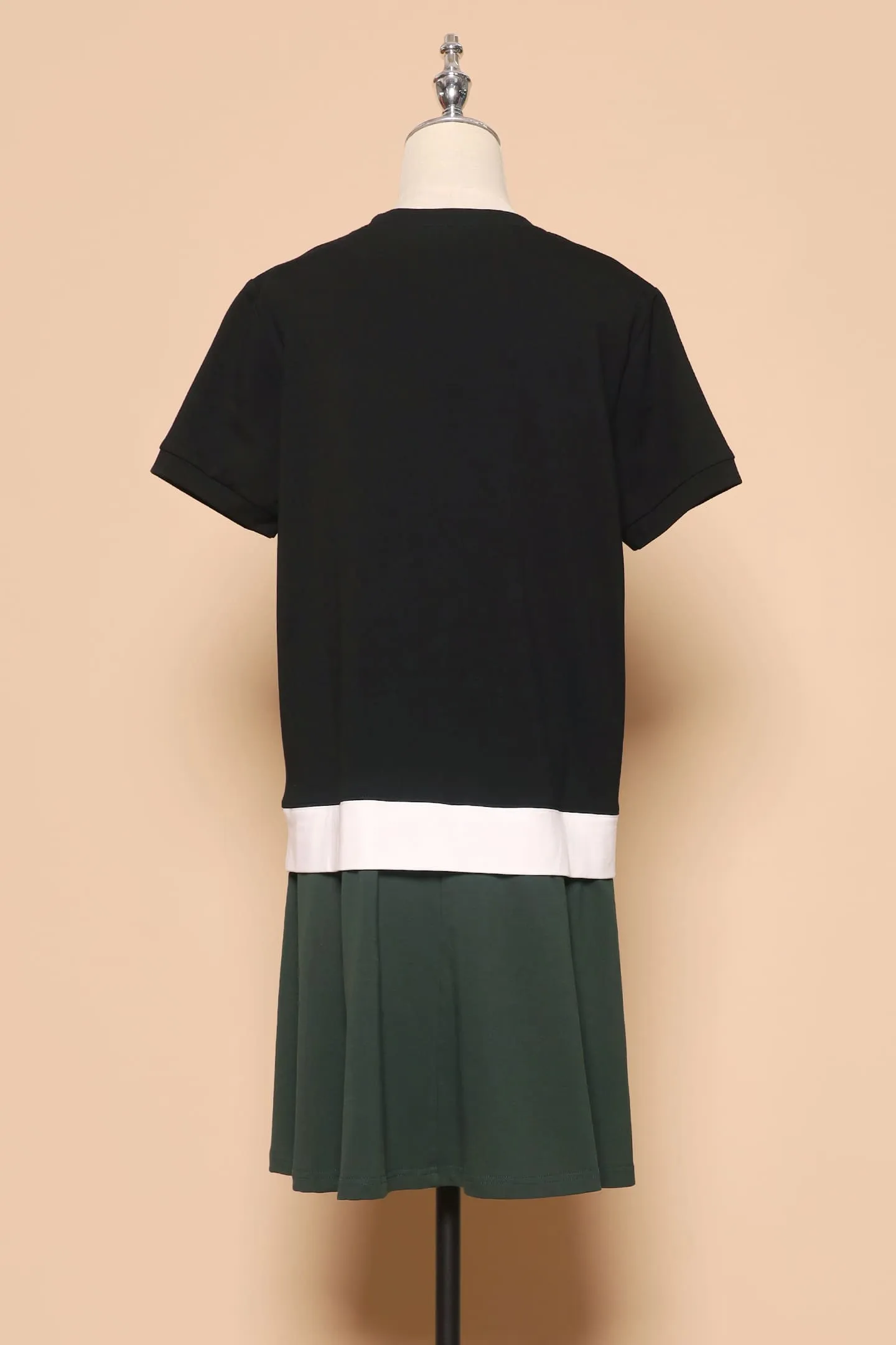 PO - Tatiana Colourblock Dress in Green