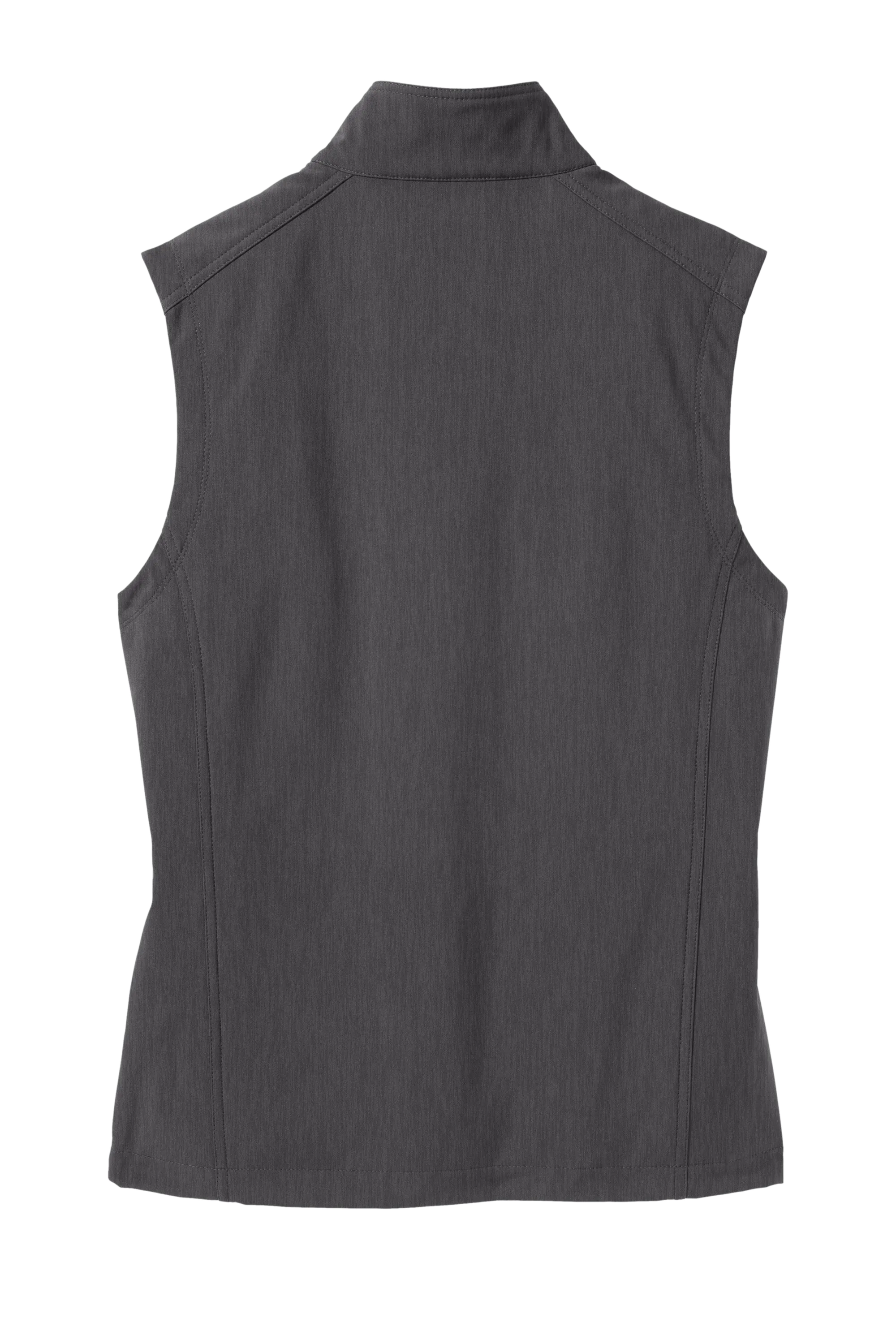 Port Authority® Core Soft Shell Vest - Black Charcoal Heather