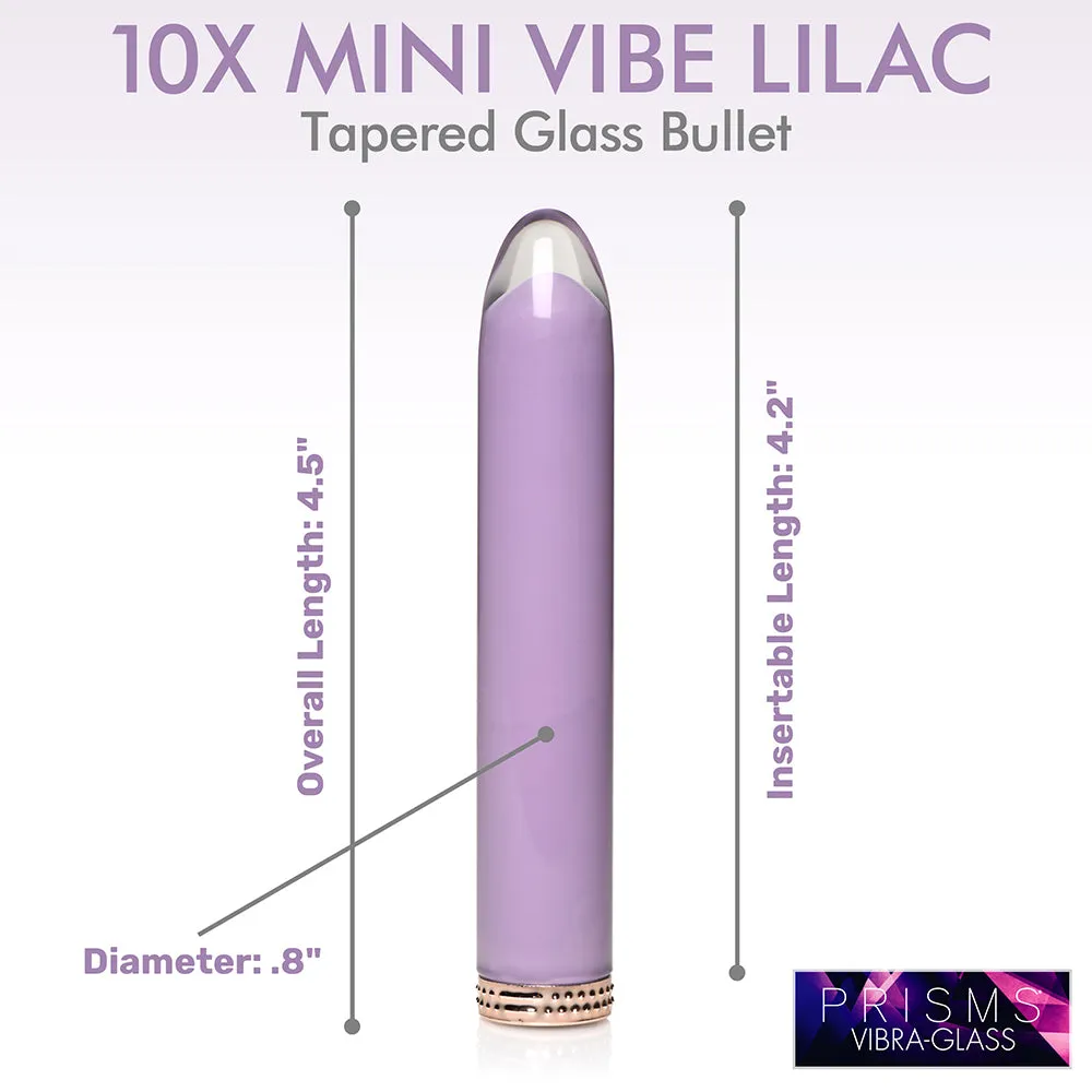 Prisms 10X Mini Glass Vibe Lilac