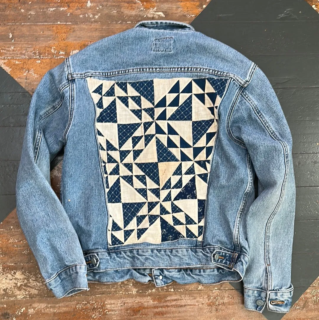 QUILTED DENIM JACKET