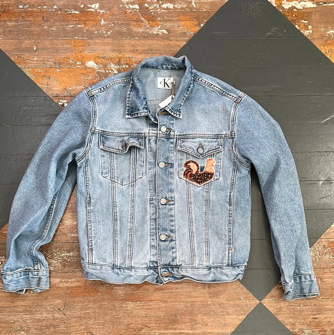 QUILTED DENIM JACKET