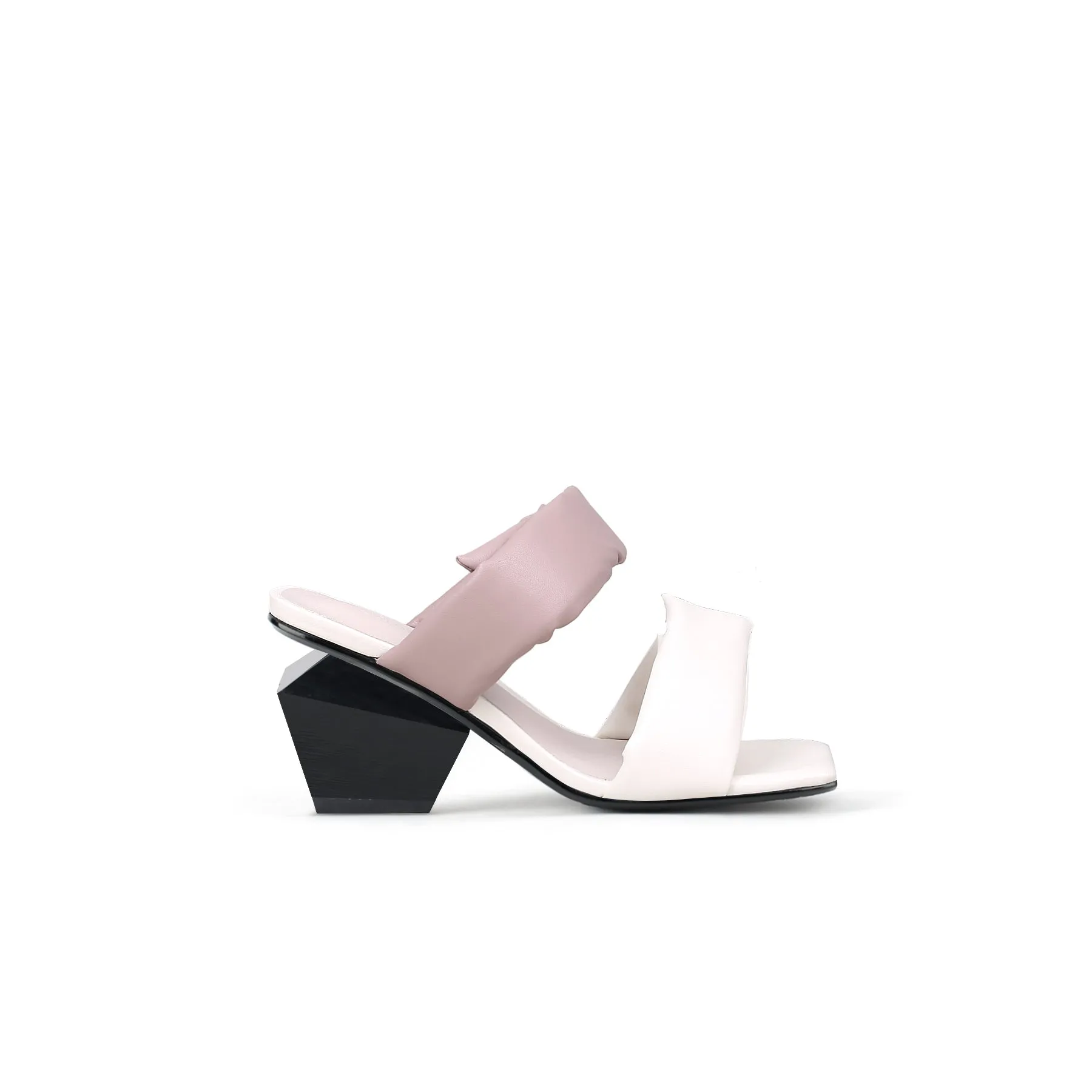 Quirky Padded Strap Mules