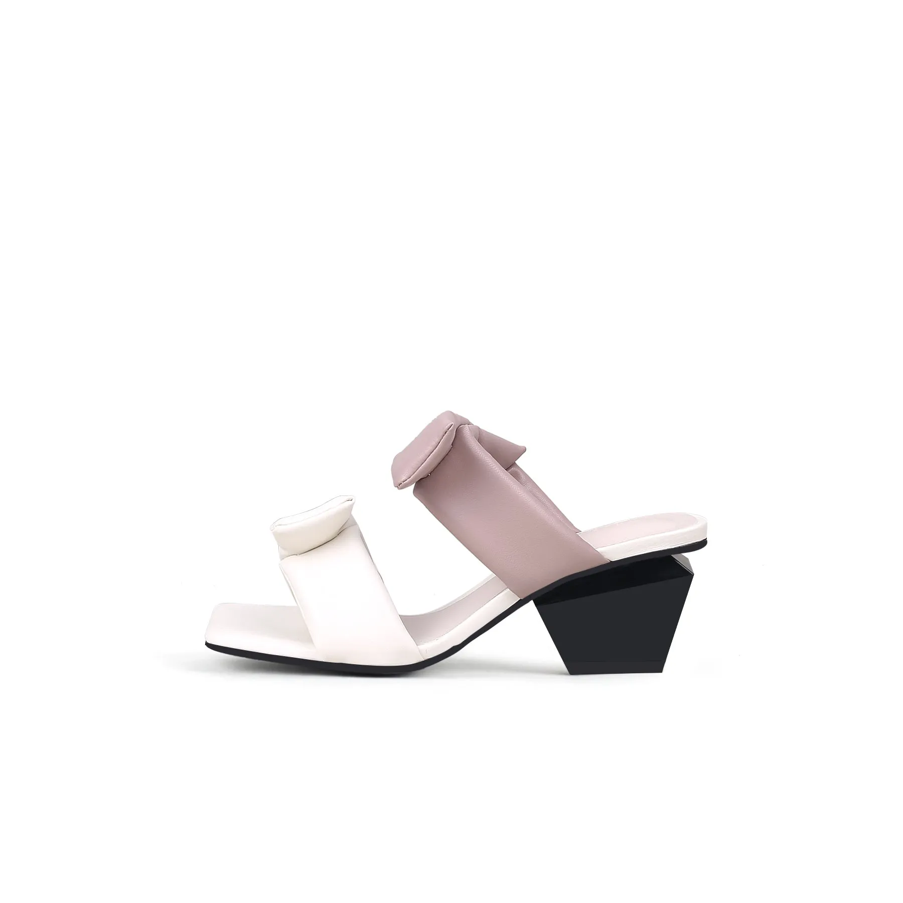 Quirky Padded Strap Mules