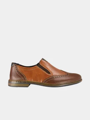 Rieker 13473 Mens Slip On Leather Shoes