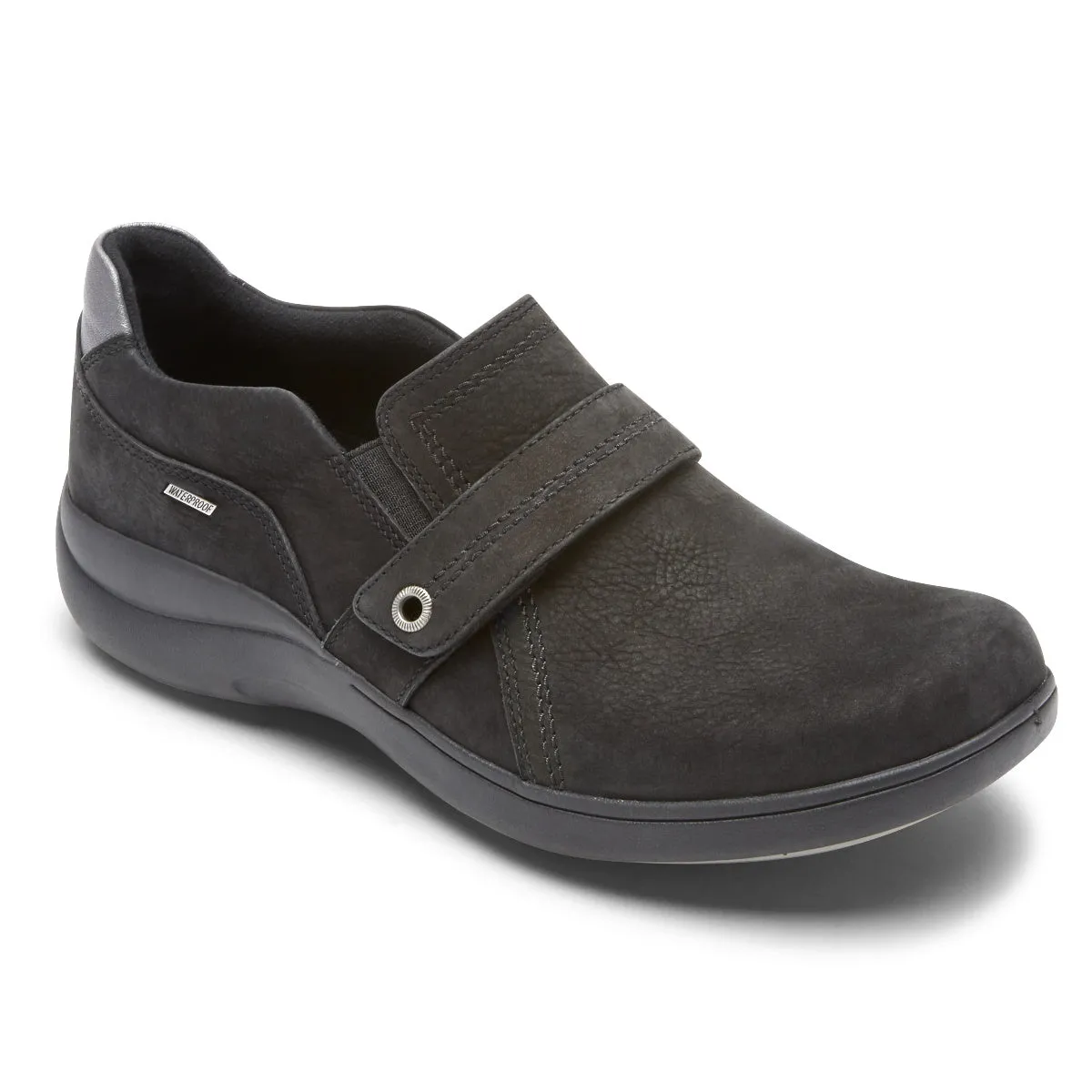 'Rockport' Women's Rev Stridarc WP Slip On - Black