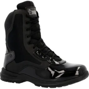 Rocky Men's Cadet 8" Side Zip Public Service Duty Boot -Black- RKD0103