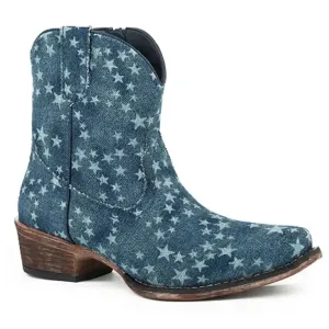 Roper Merica (Blue) - Women's Denim Cowgirl Boot