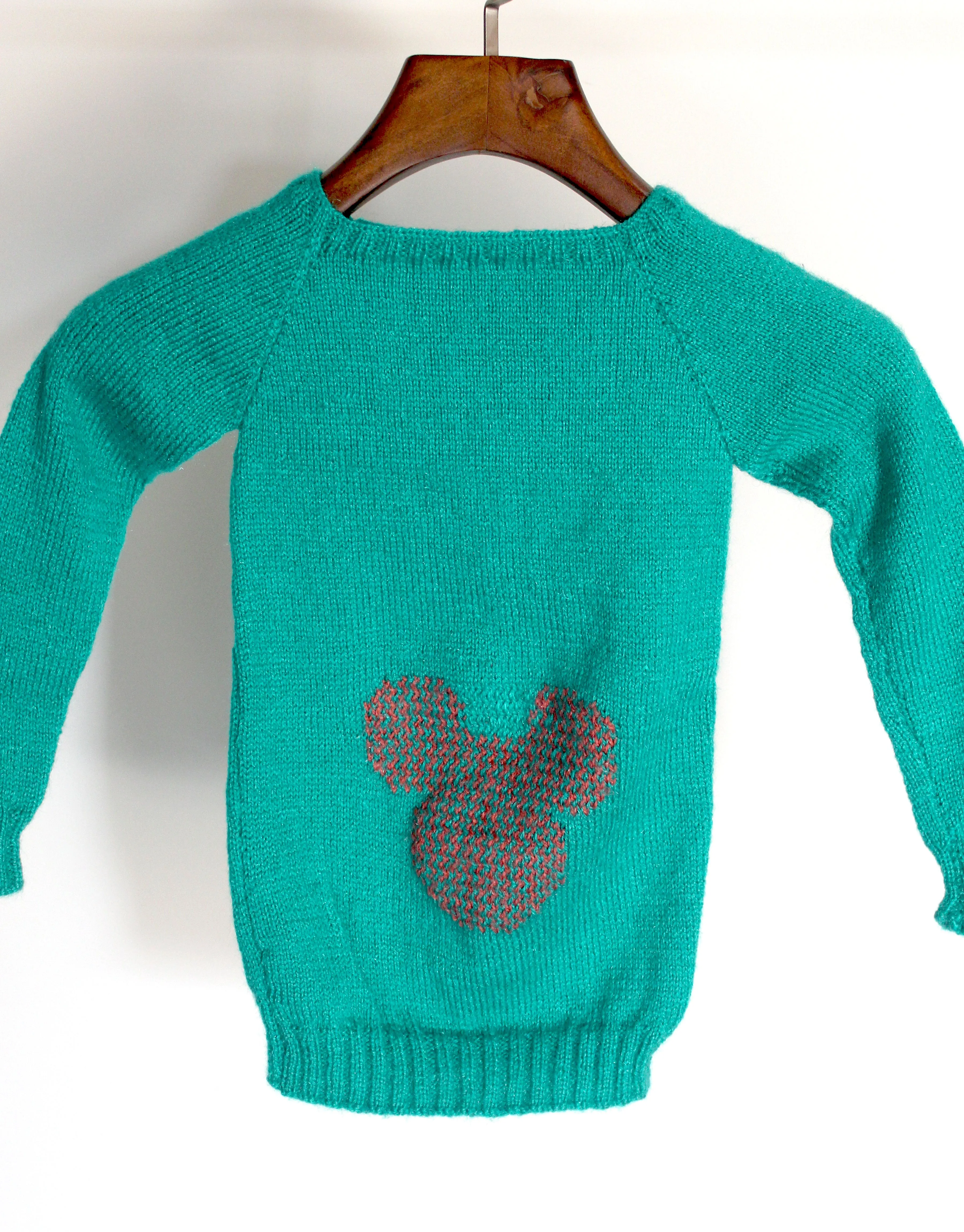 Round Neck Handmade Woolen Full Sleeve knitted Sweater For Baby Boy- Jungle