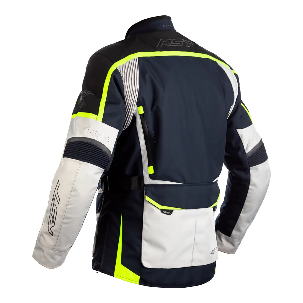 RST 2361 Maverick CE Textile Jacket - Blue  / Silver / Neon